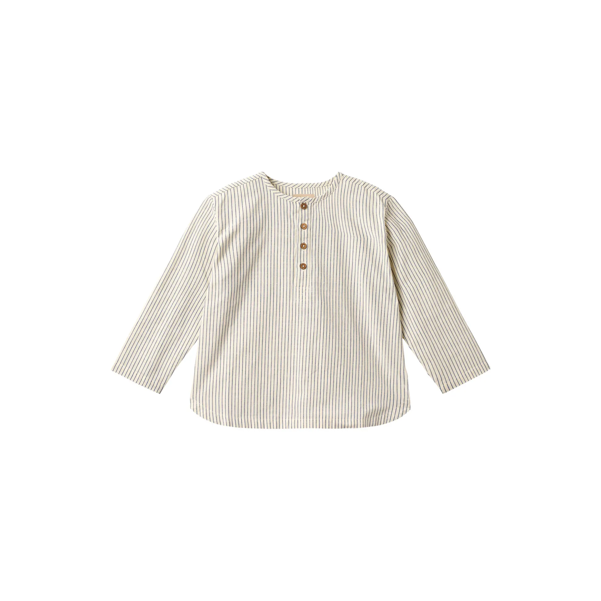 Shirt Bjørk, dark blue stripe