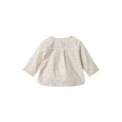 Shirt Bjørk, dark blue stripe