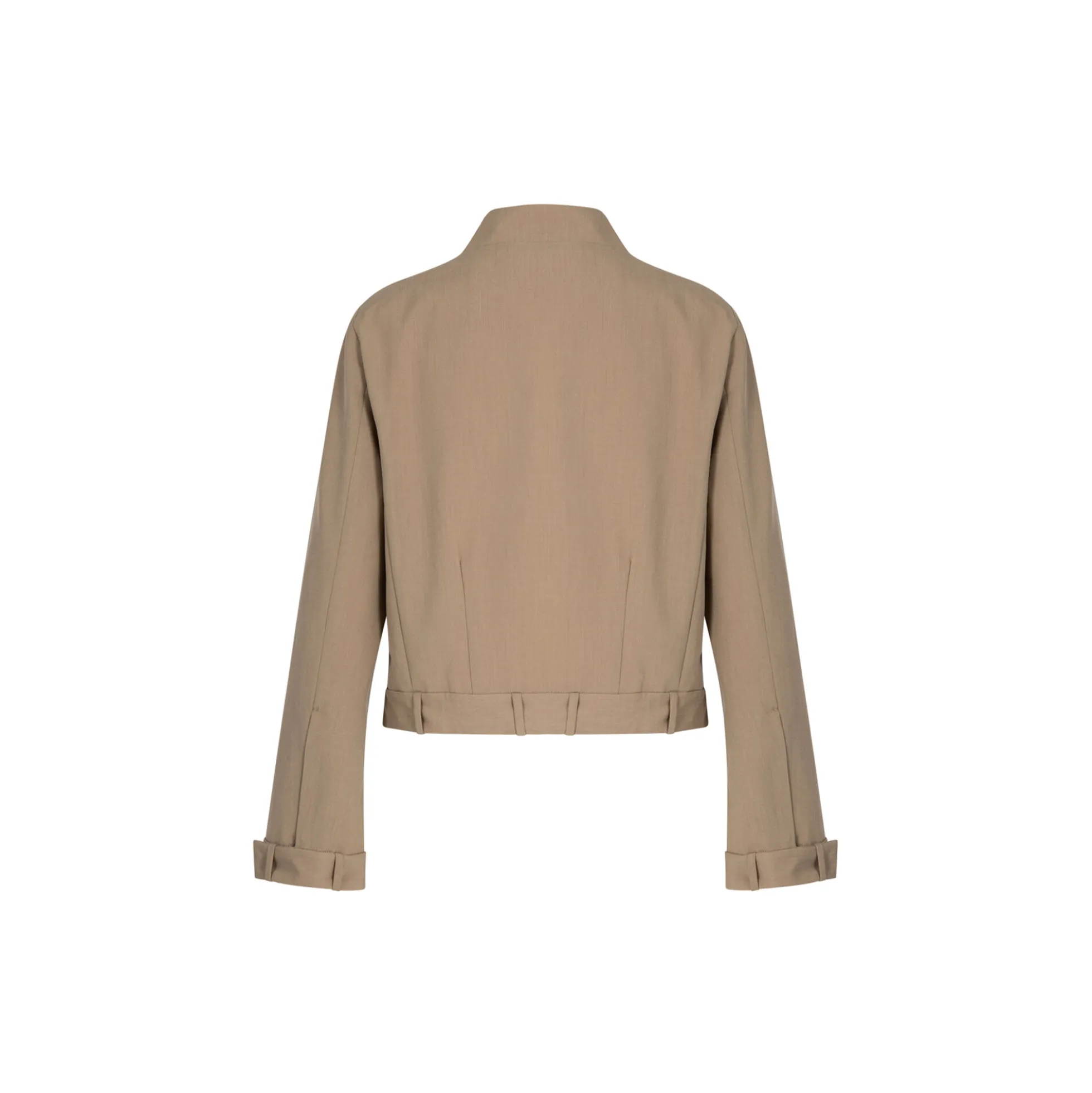 Short jacket with belt loops, moon rock