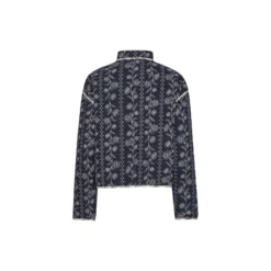 Short Padded Jacket, dark wildflower
