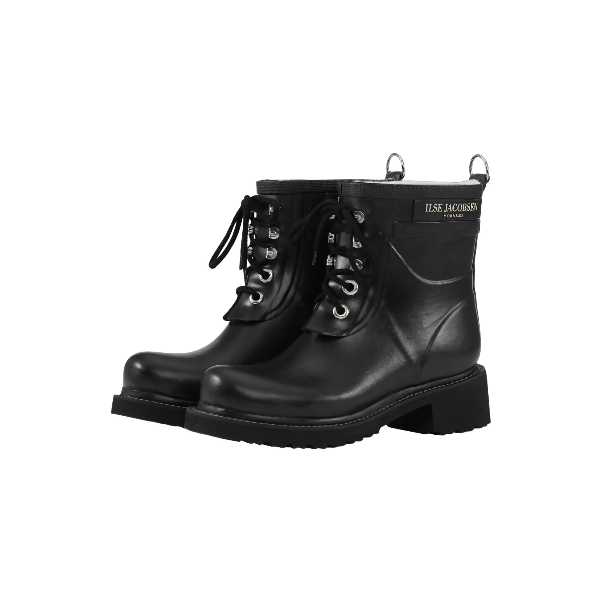 Short Rubber Boots, black black