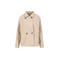 Sienna boucle jacket, creme