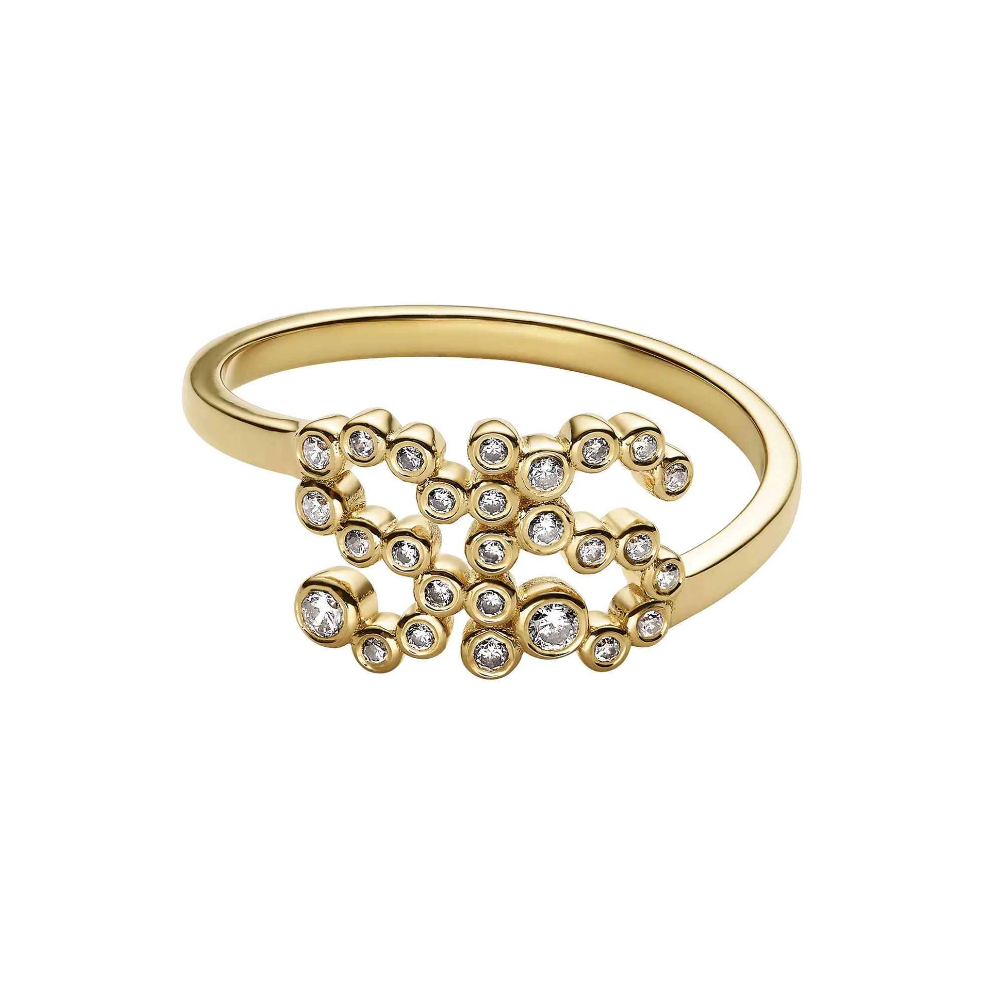 SIS Collet ring, guld