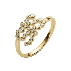 SIS Collet ring, guld