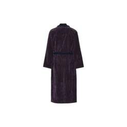 Skagerak Bathrobes, multi strip/solid navy collar