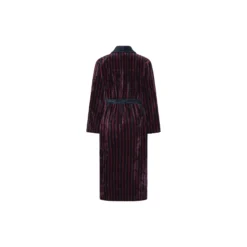 Skagerak Bathrobes, navy/bordeaux strip