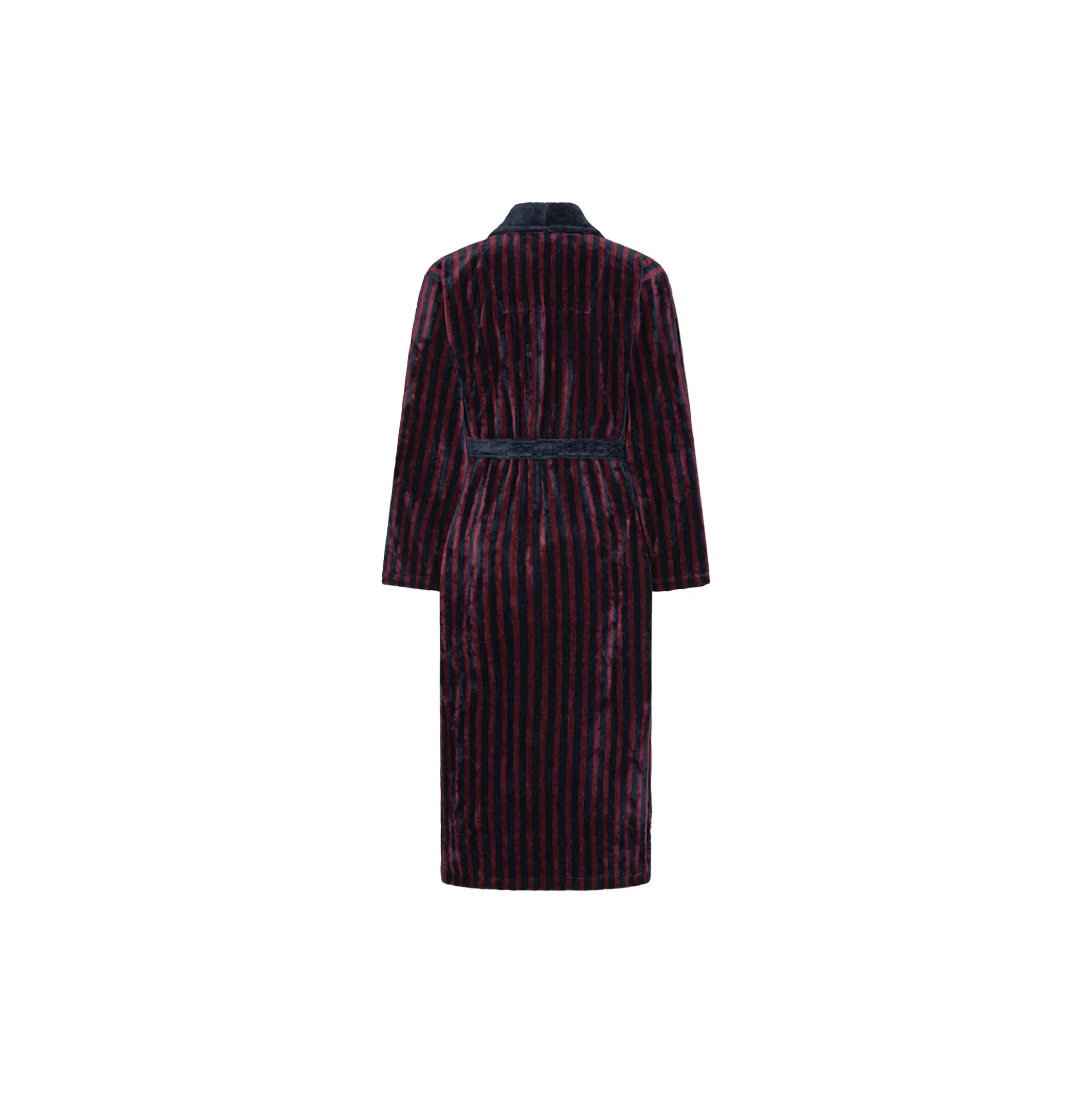 Skagerak Bathrobes, navy/bordeaux strip
