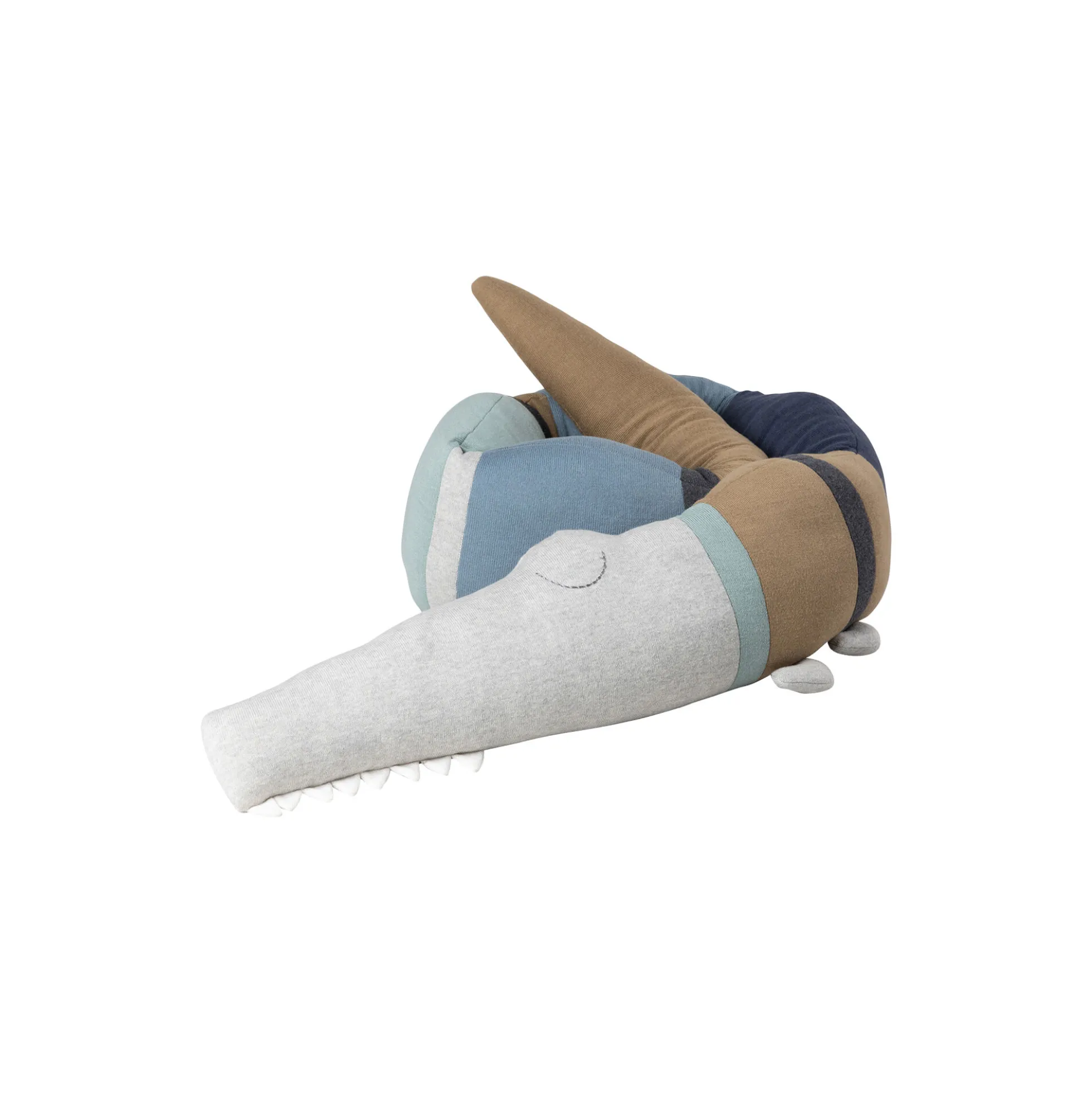 Sleepy Croc pude, dusty blue mix
