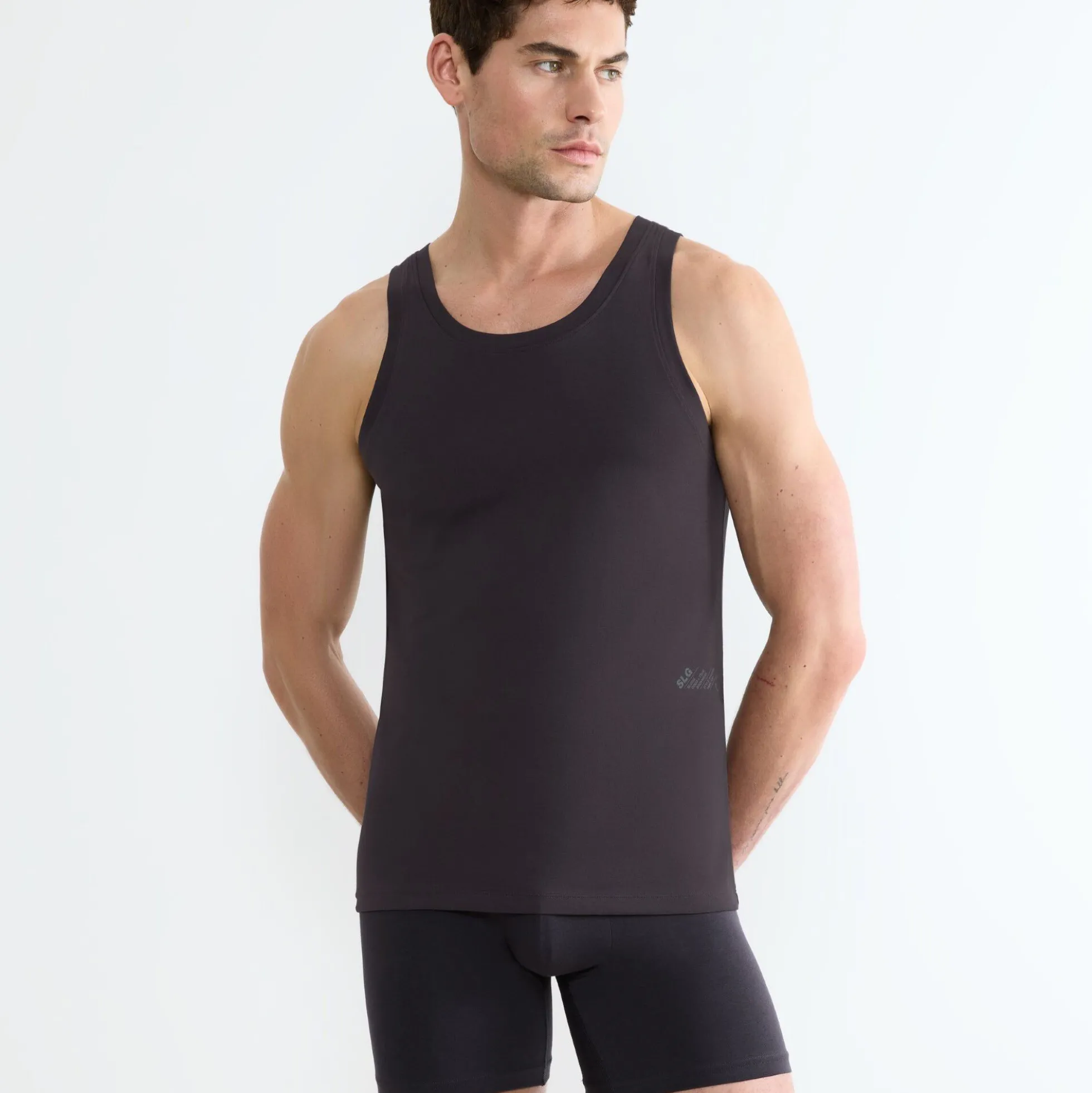 SLG Base Tank Top, charcoal