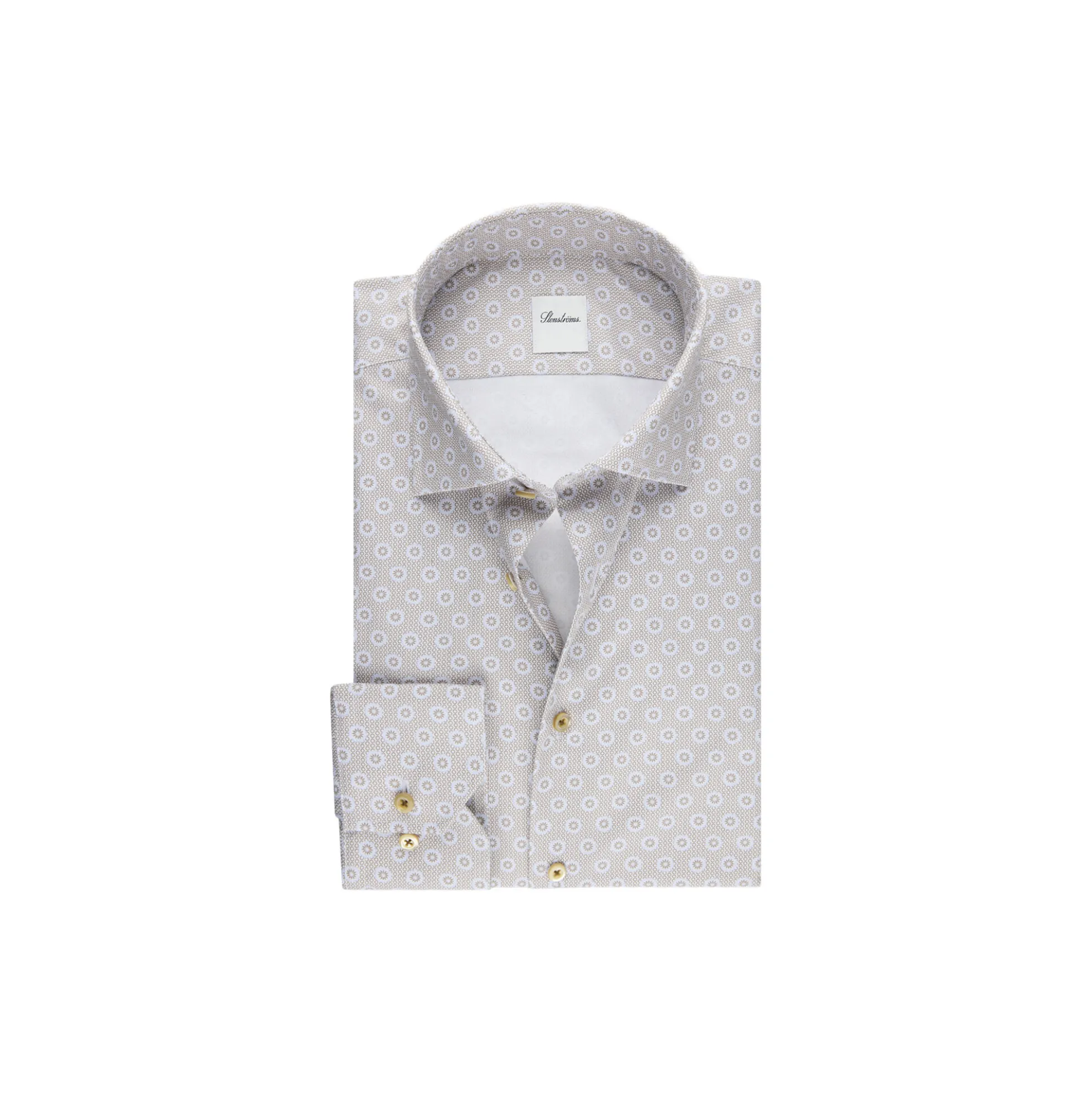 Slimline C75 RM cuff, beige pattern