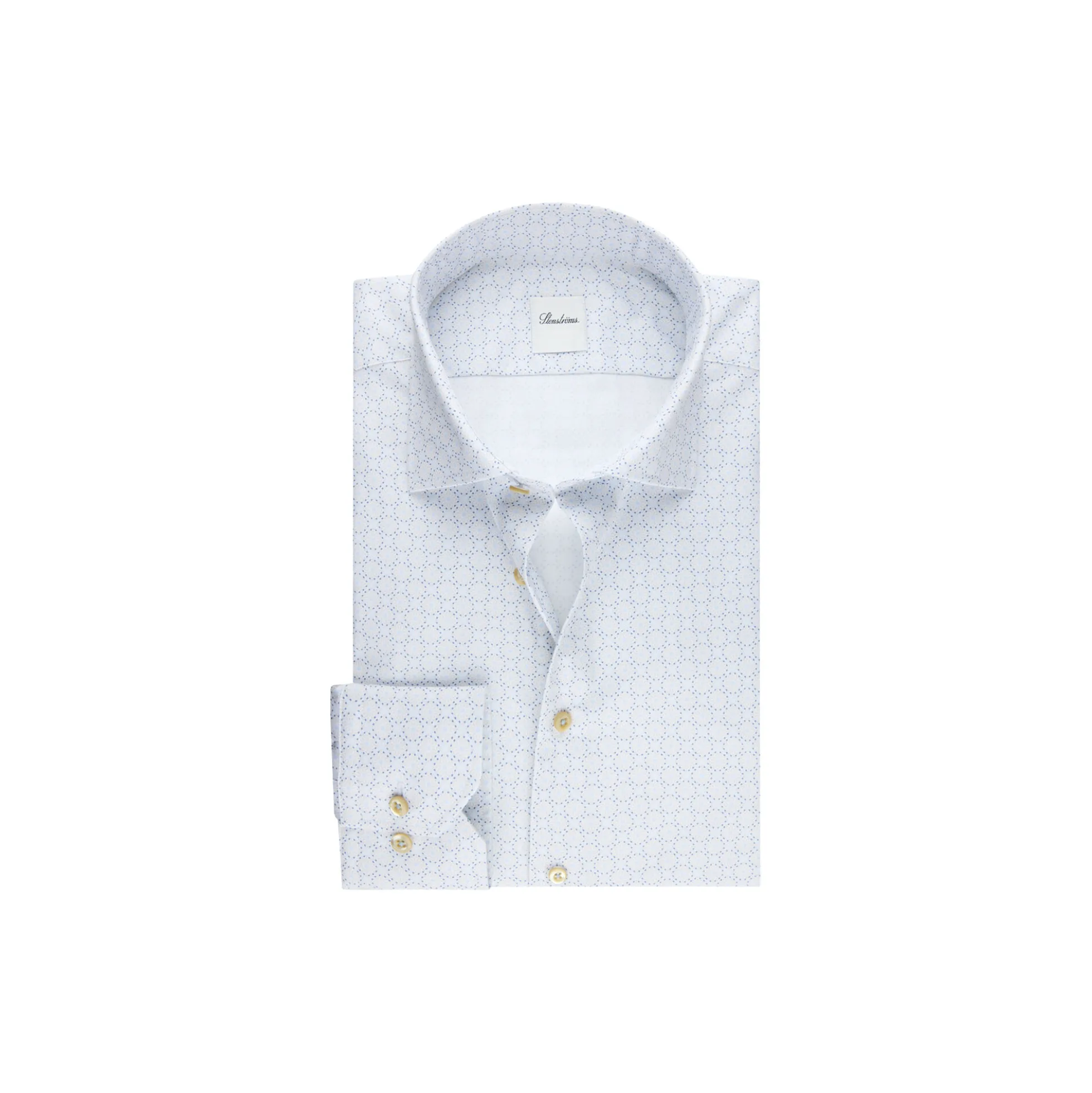 Slimline C75 RM cuff, light blue pattern