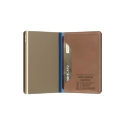 Slimwallet, indigo 3/sand