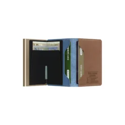Slimwallet, indigo 3/sand