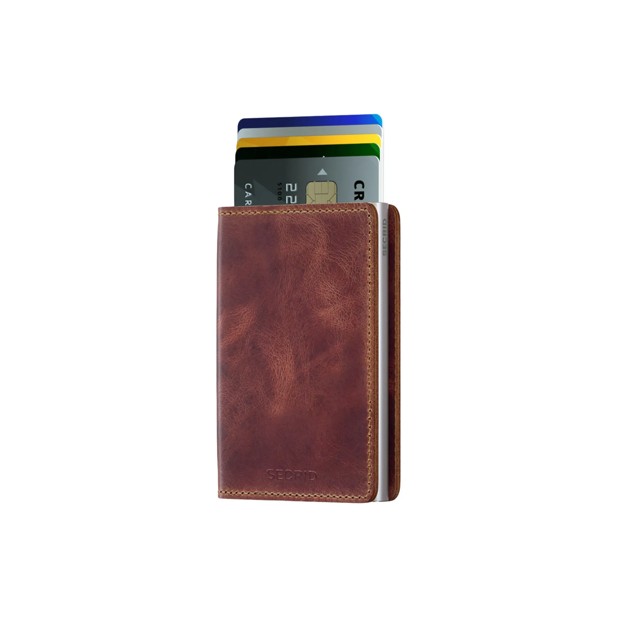 Slimwallet, vintage brown