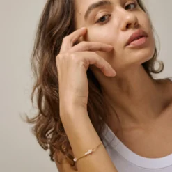 Sofia armbånd, white