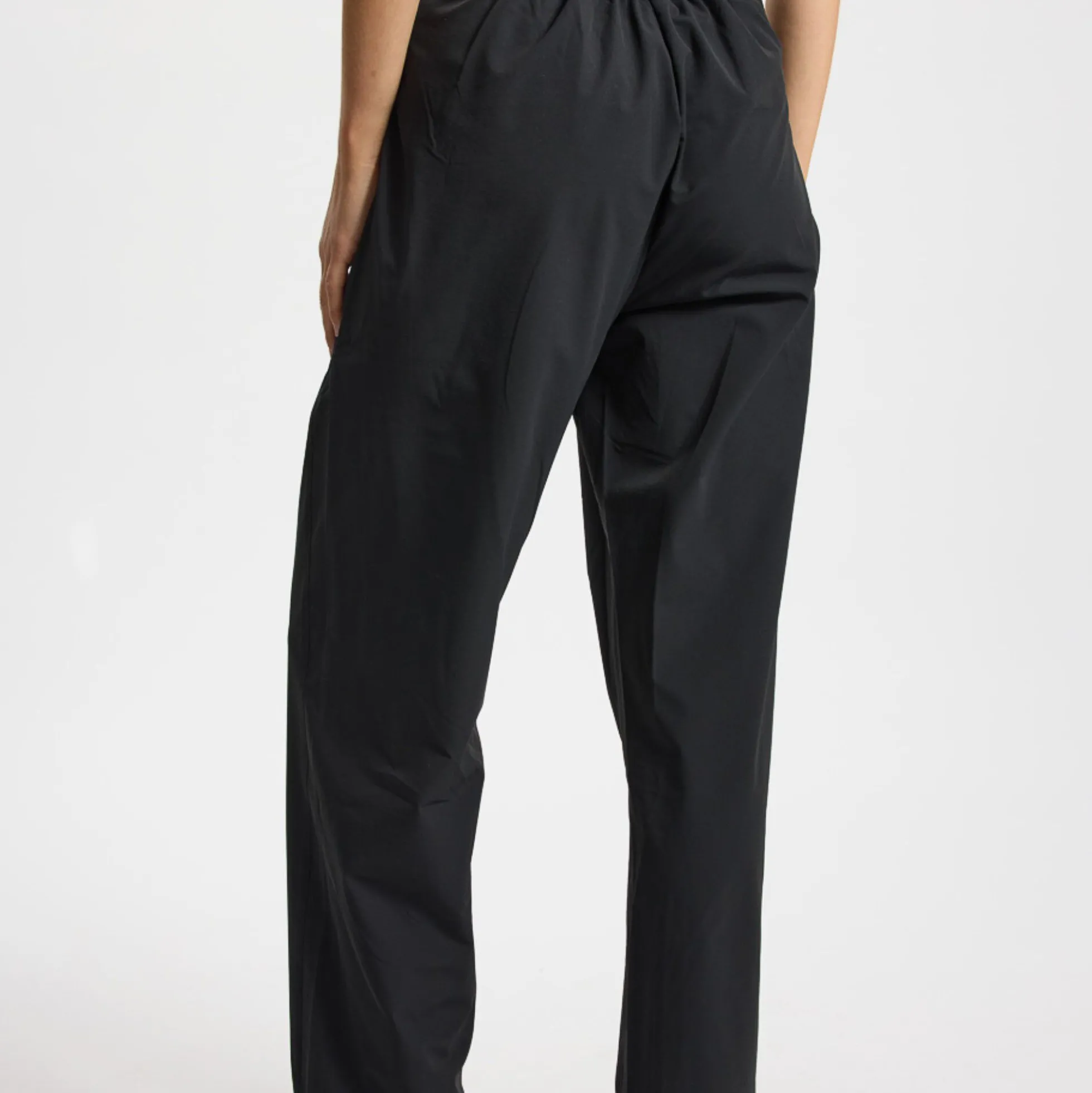 Soft Woven Track Pants Stroll, black