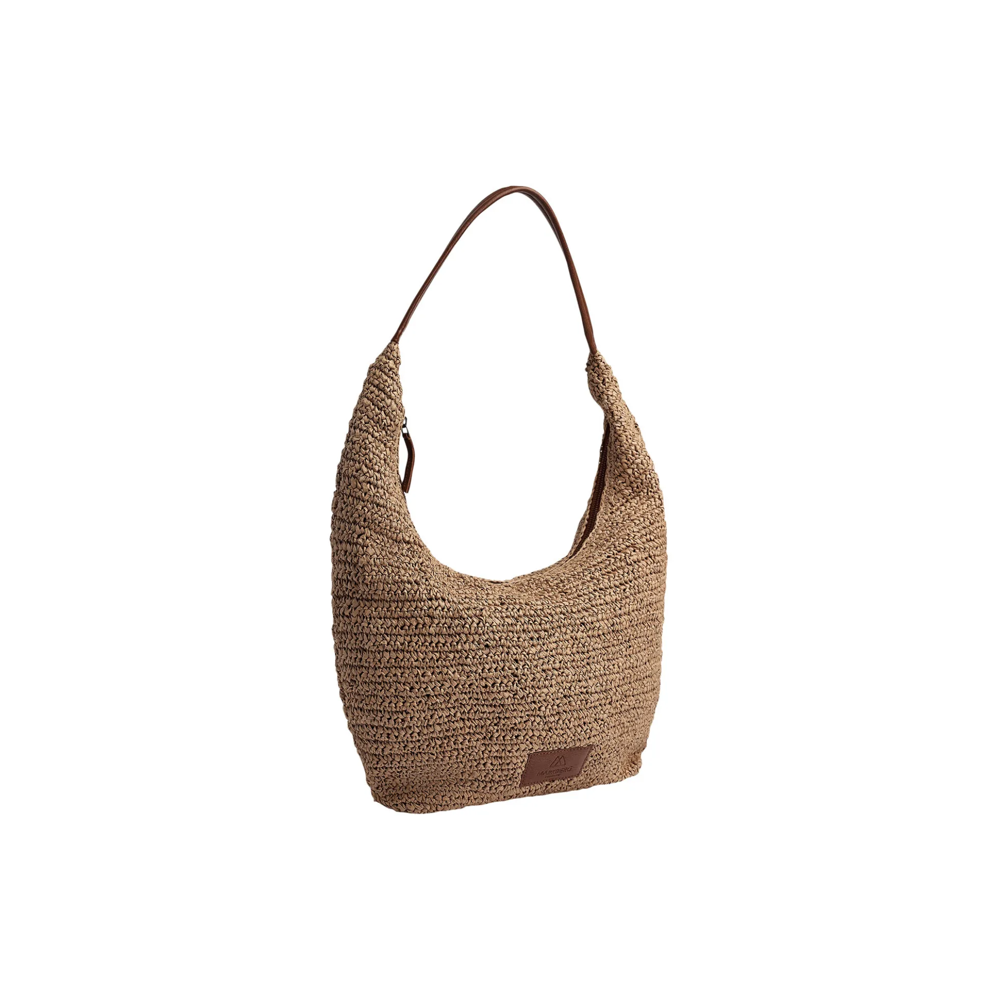 SoleaMBG Bag, Raffia, natural w/cognac