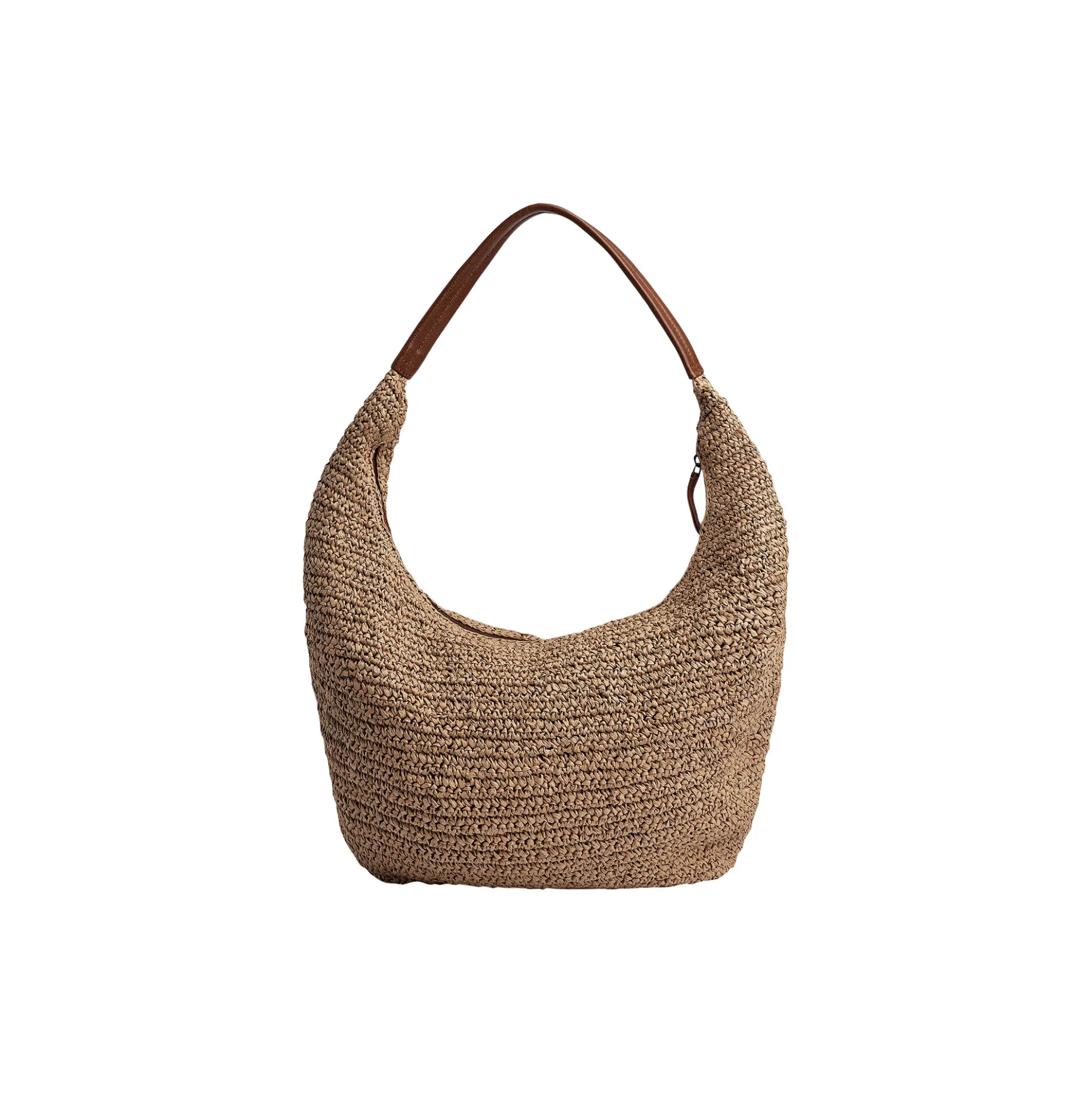 SoleaMBG Bag, Raffia, natural w/cognac