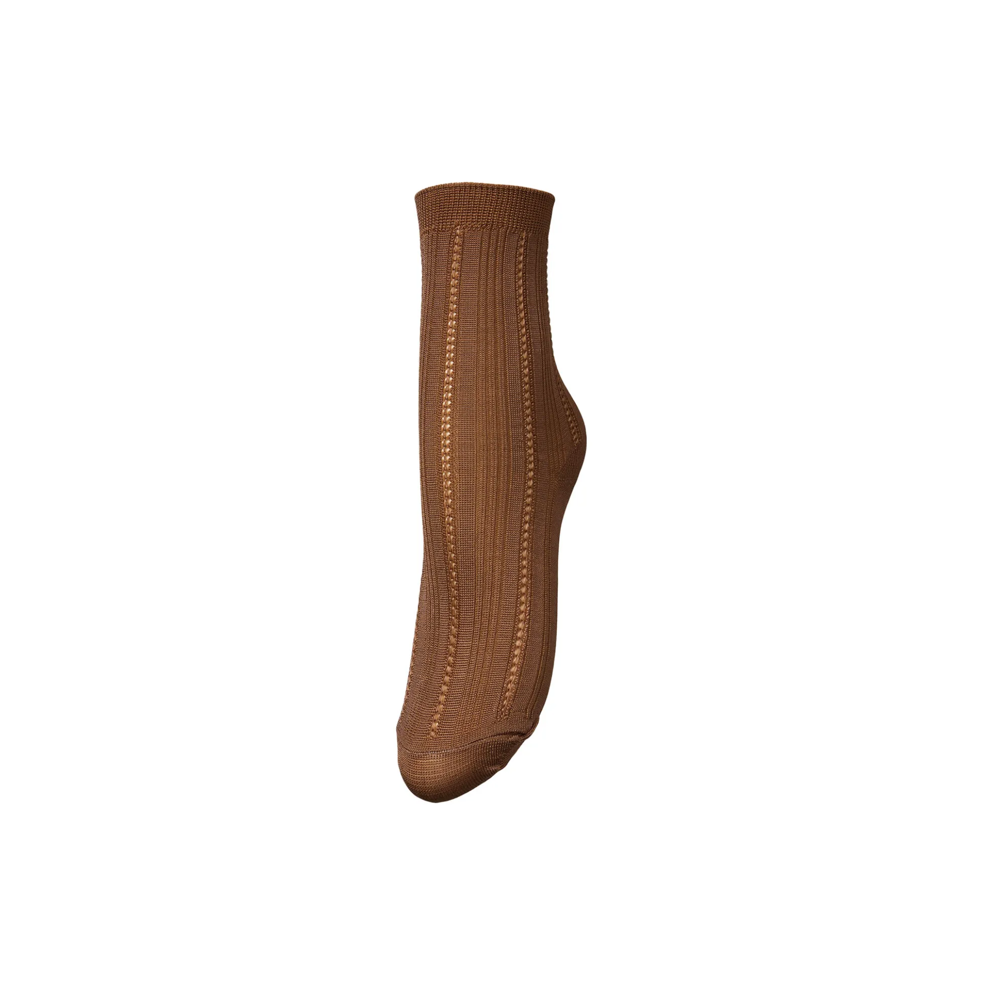 Solid Drake Sock, mocha brown