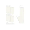 SORTED Premium Tall affaldssortering, white/RAL 9010
