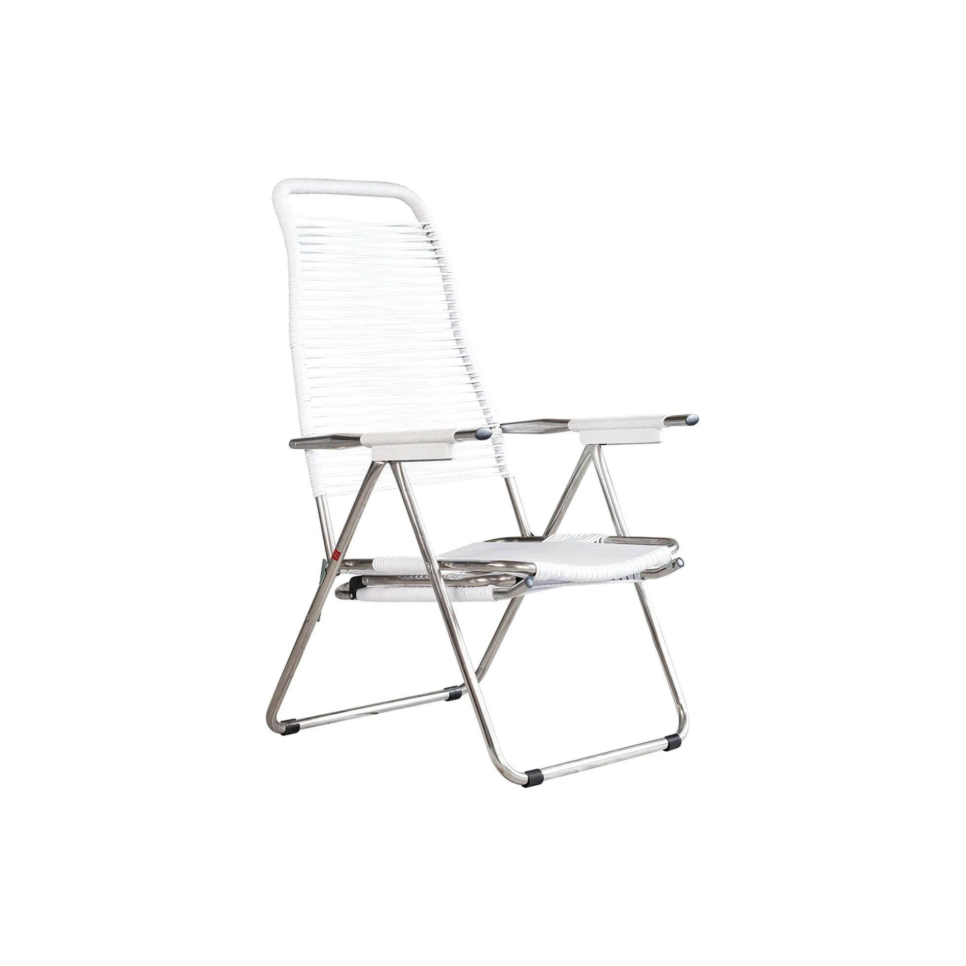 Spaghetti Outdoor Sunbed, white matt