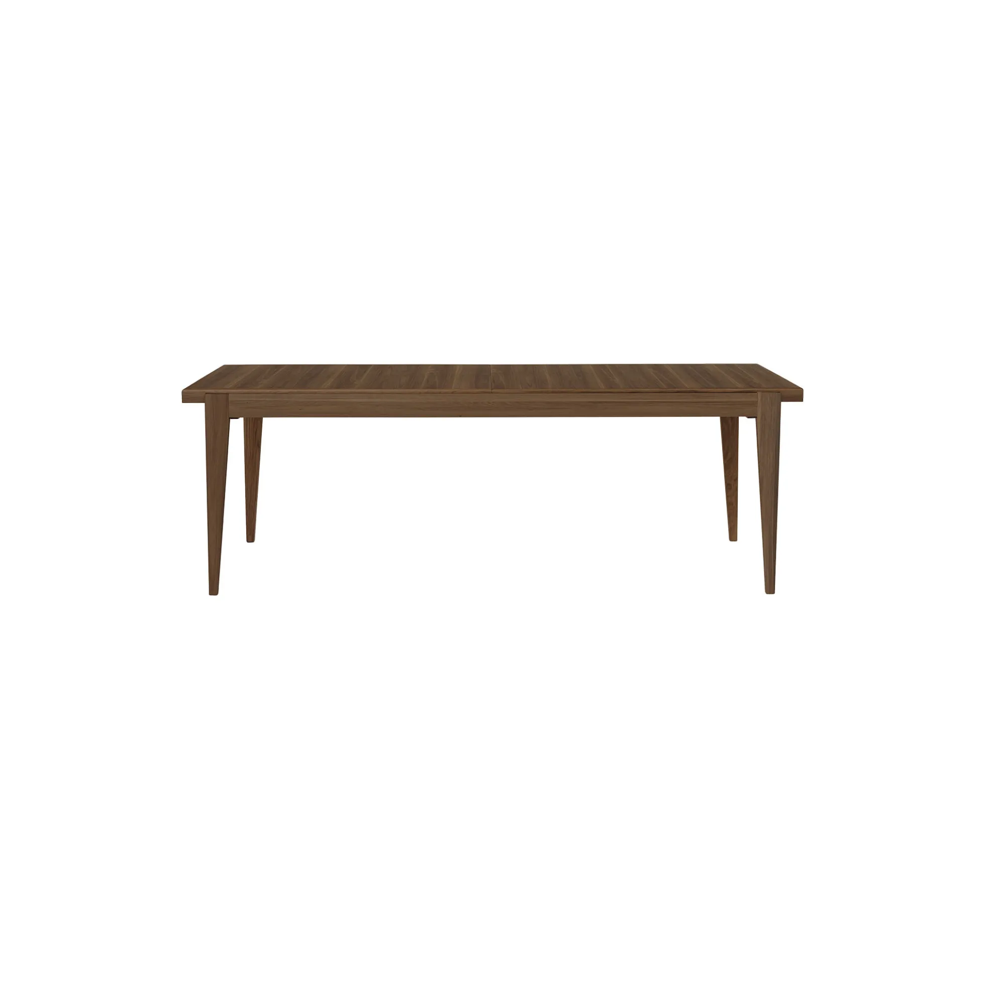 S-Table Dining Table Rectangular Extendable, matt lacquered american walnut