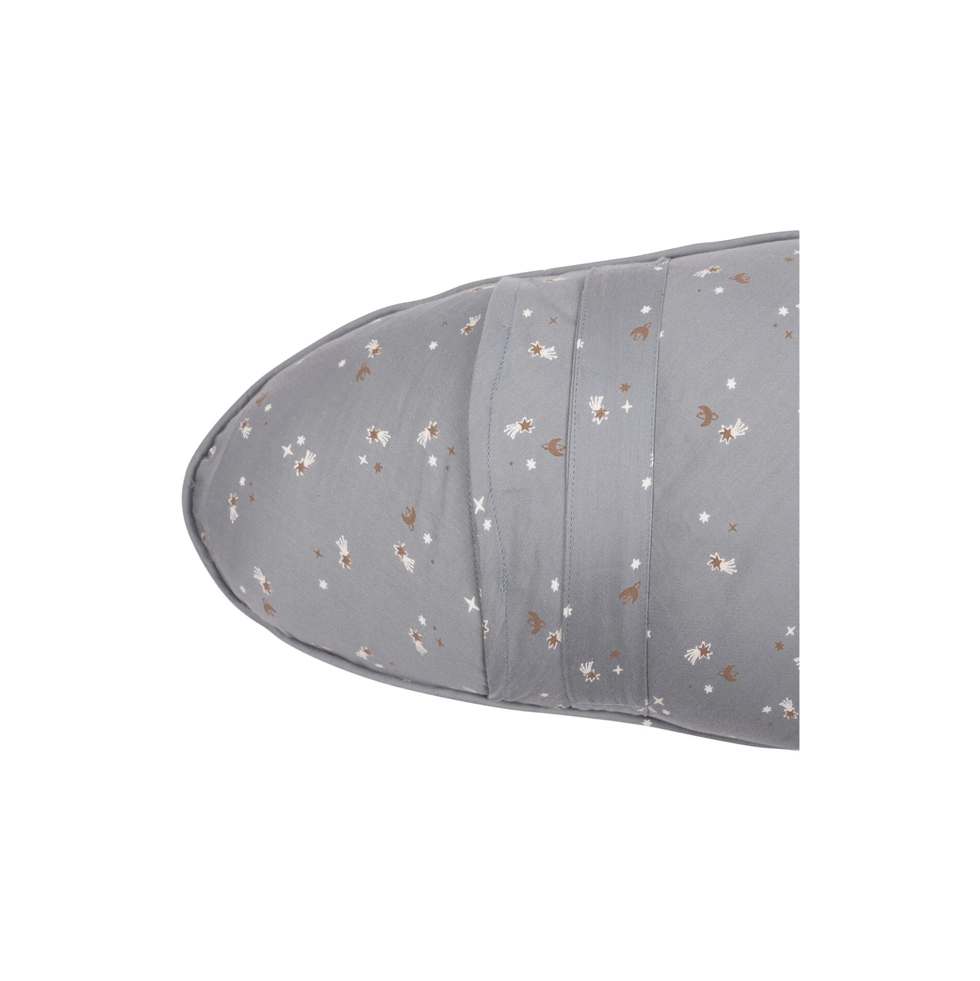 STARS kapok ammepude, jasmin blue/balsam cream/walnut