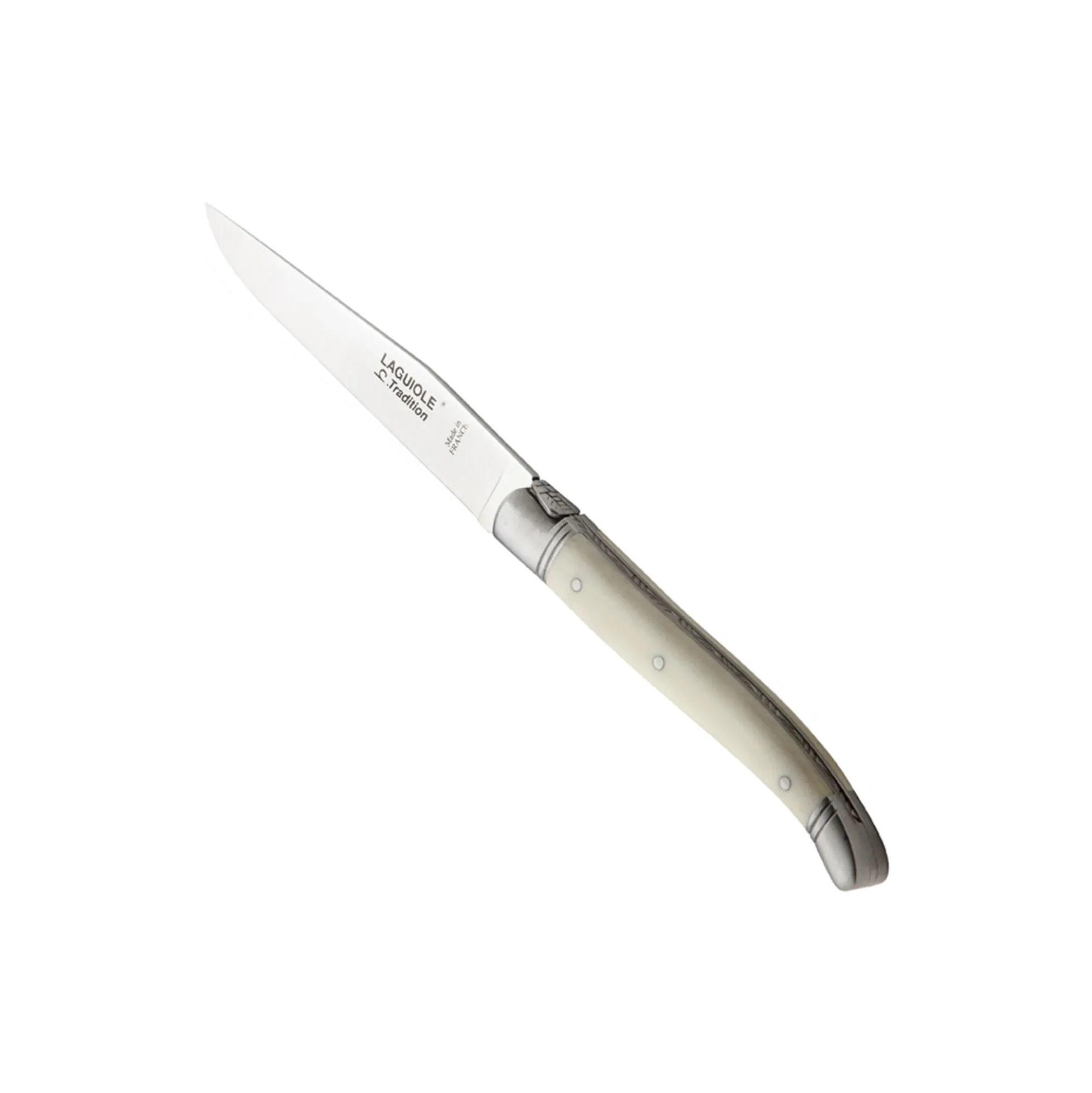 Steakkniv, hvid ben