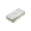 Stofble 3-pak, classic stripes blue/praline/creme white