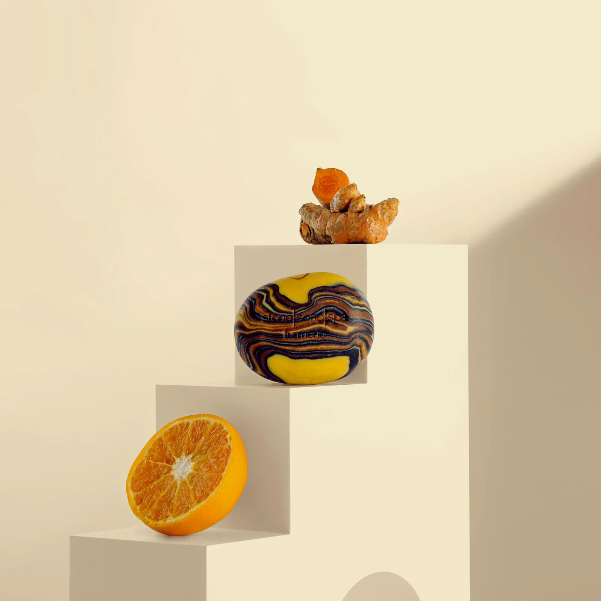 Stone Soap, turmeric