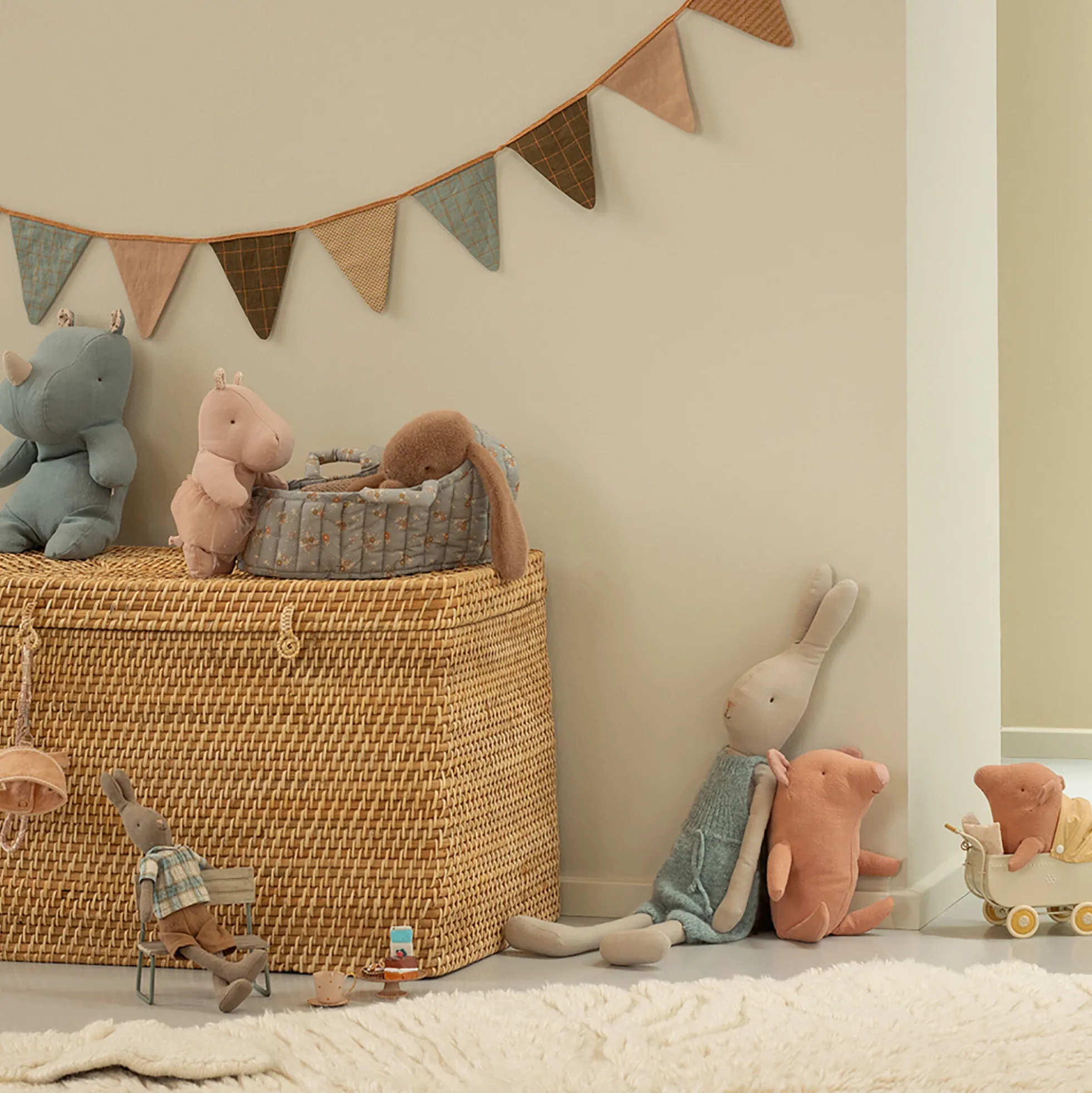 Stor babylift, blue