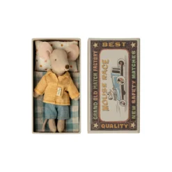 Storebrormus i tændstikæske
