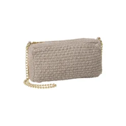 Strikket Clutch Kæde Petra, tiger melange