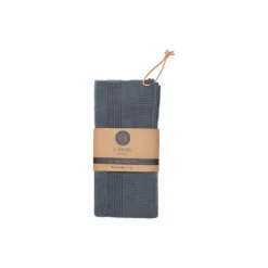 Strikket Håndklæde, dark grey