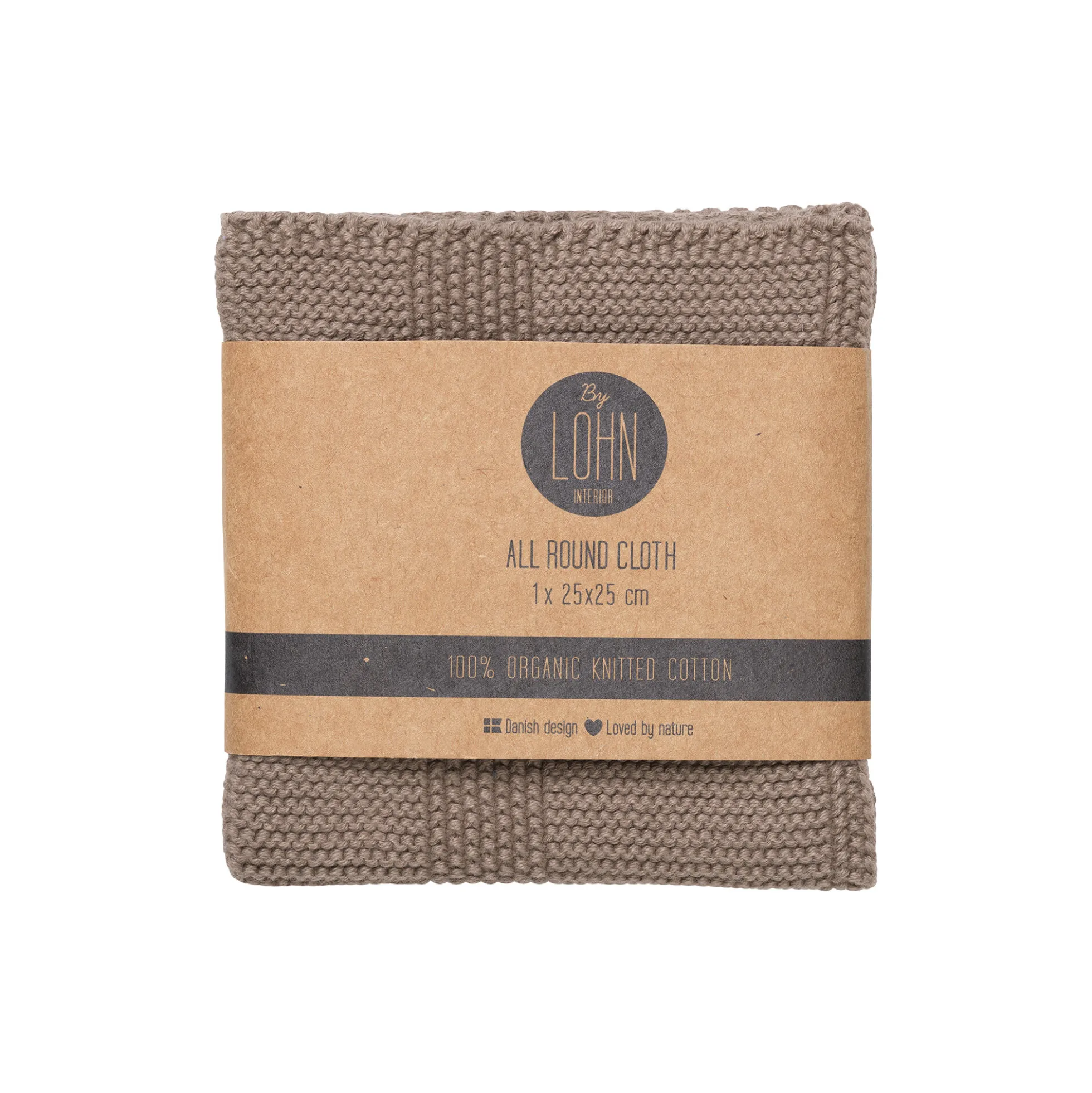 Strikket Klud, ginger snap