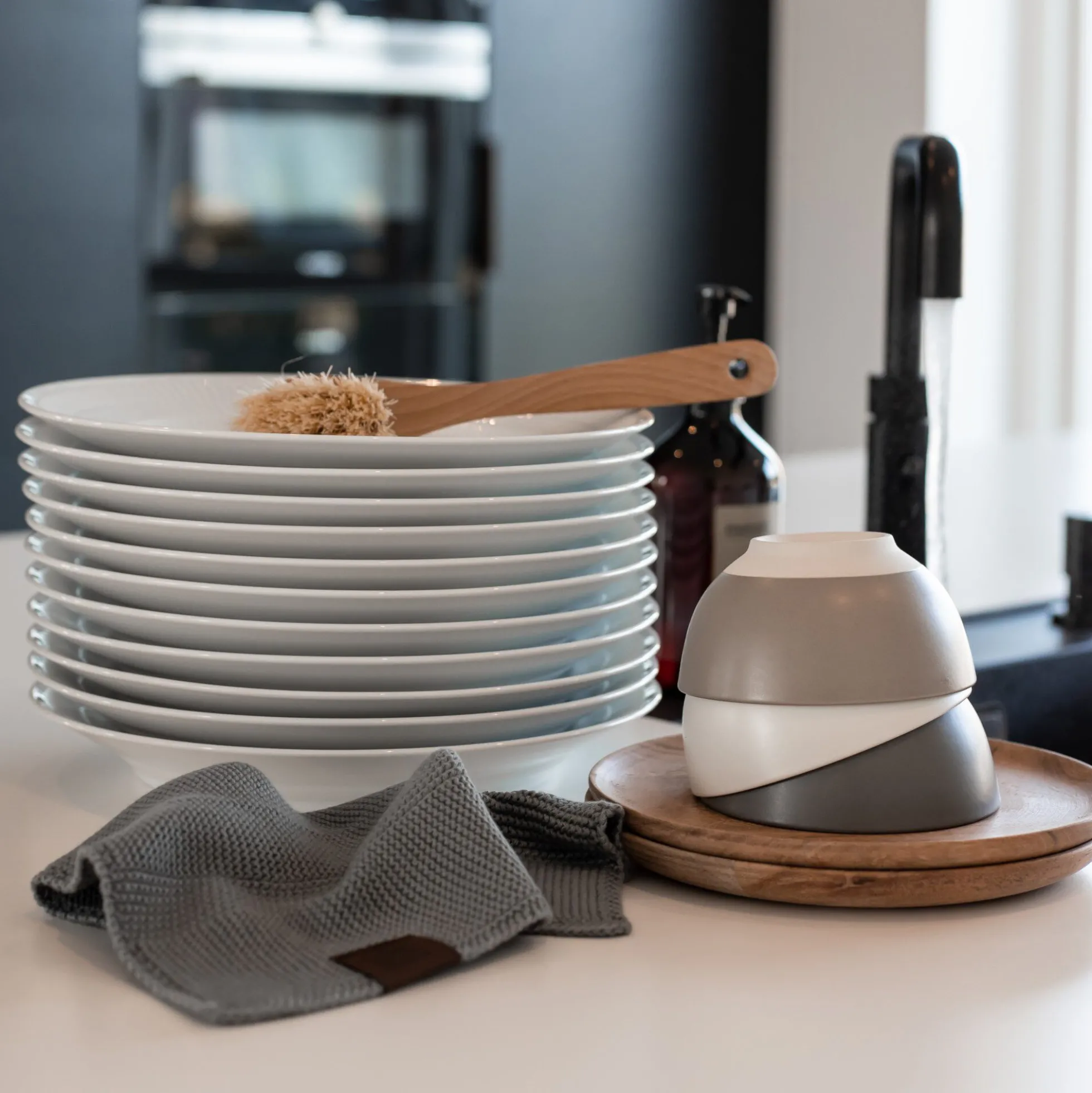 Strikket Klud, spanish grey