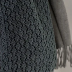 Strikket Net, dark grey