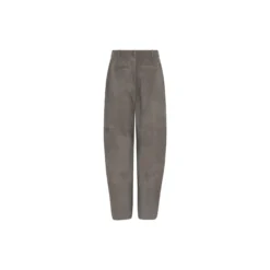SuedaBBBarel suede pants, taupe grey