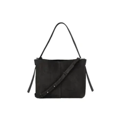 Suede Fraya Small Bag, black