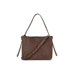 Suede Fraya Small Bag, hot fudge brown
