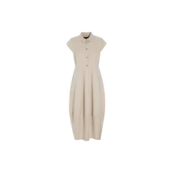 Sukosu kjole med krave, ivory