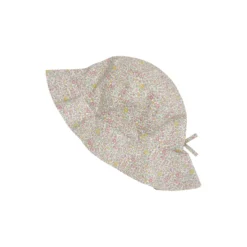 Summer Hat in Liberty Fabric, double cream