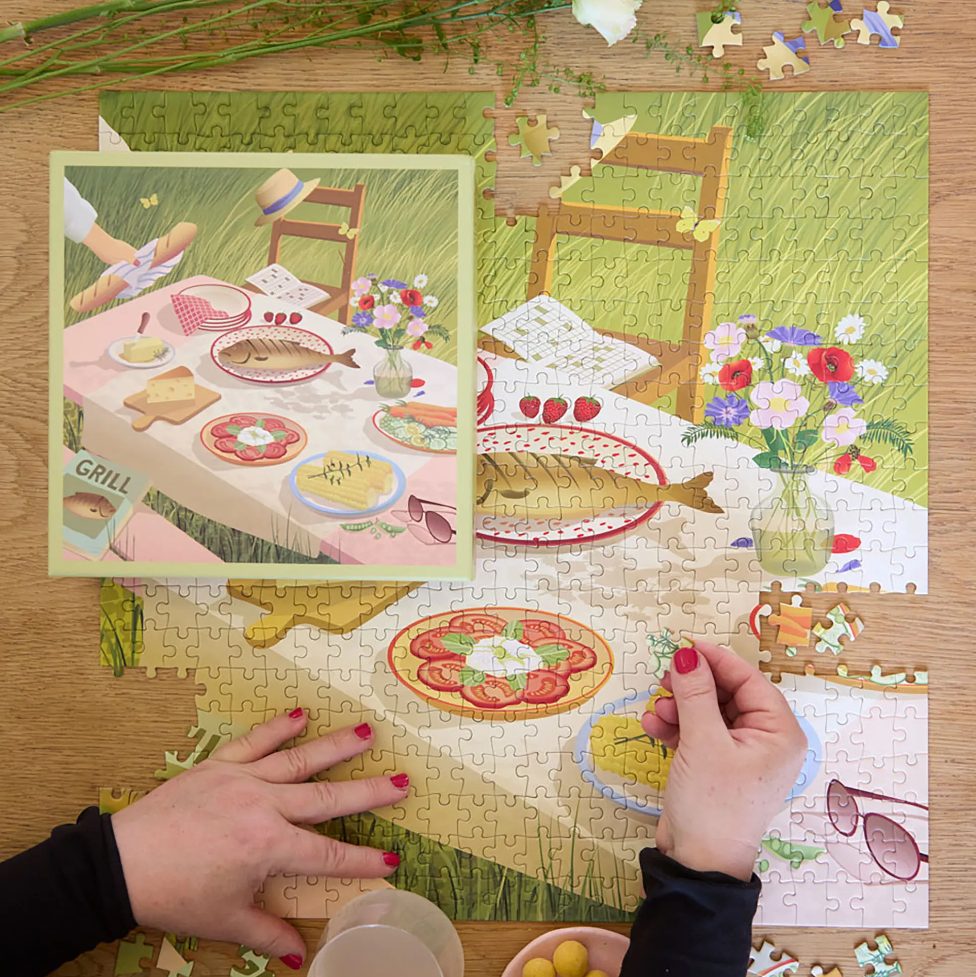 Summer Table & Me puslespil 500 brikker