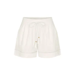 Summer Wear Shorts, silk white