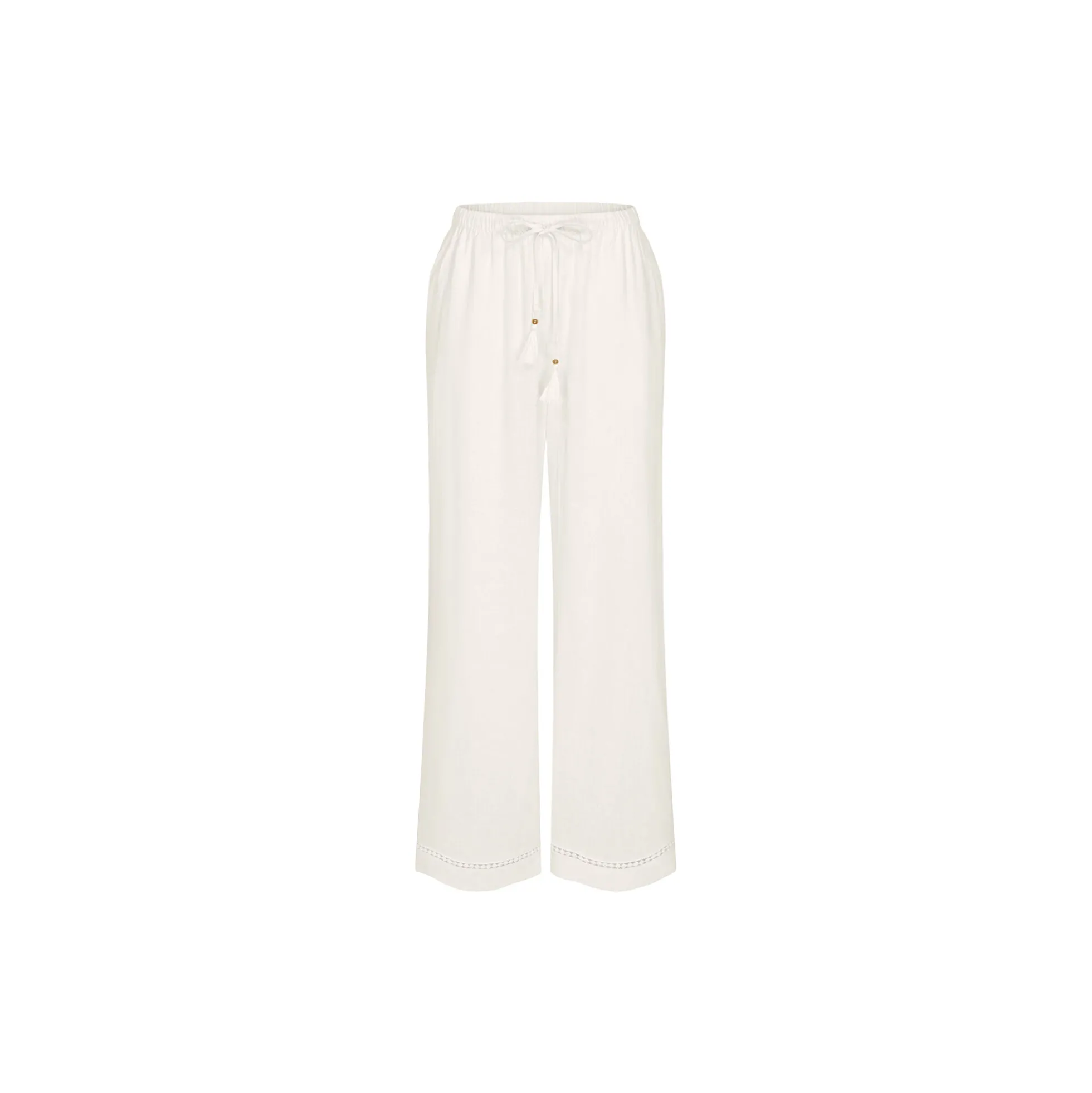 Summer Wear Trousers 01, silk white