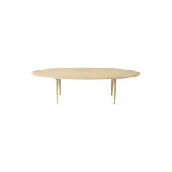 Surf Table, hvidolieret eg