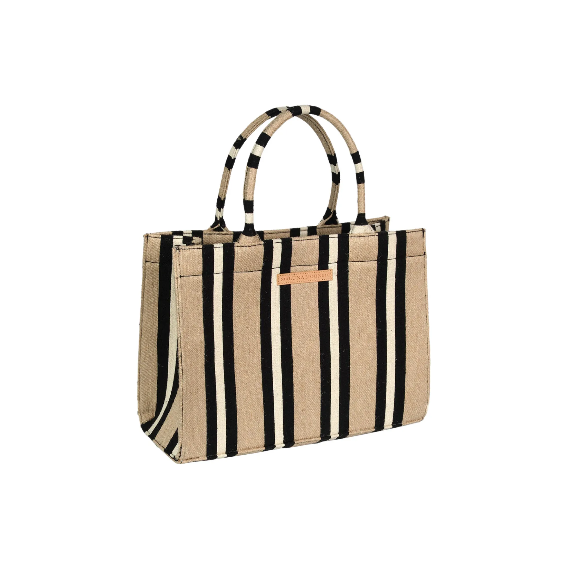 Svinkloev Big Tote, jute/black