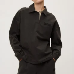 Sweat Shirt Polo One, almost black