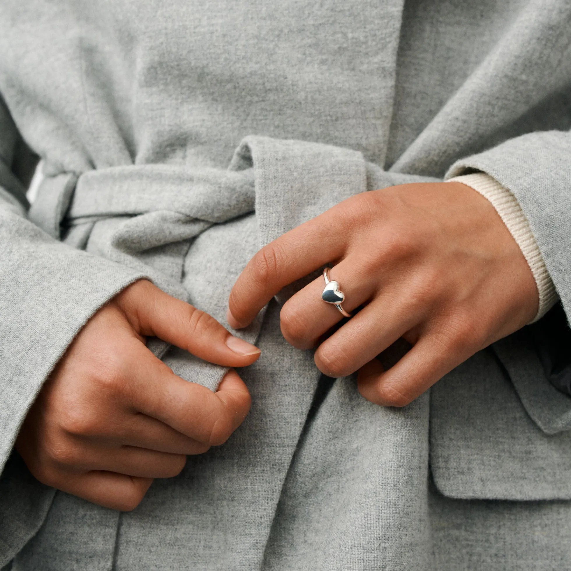 Sweetheart Ring, forsølvet
