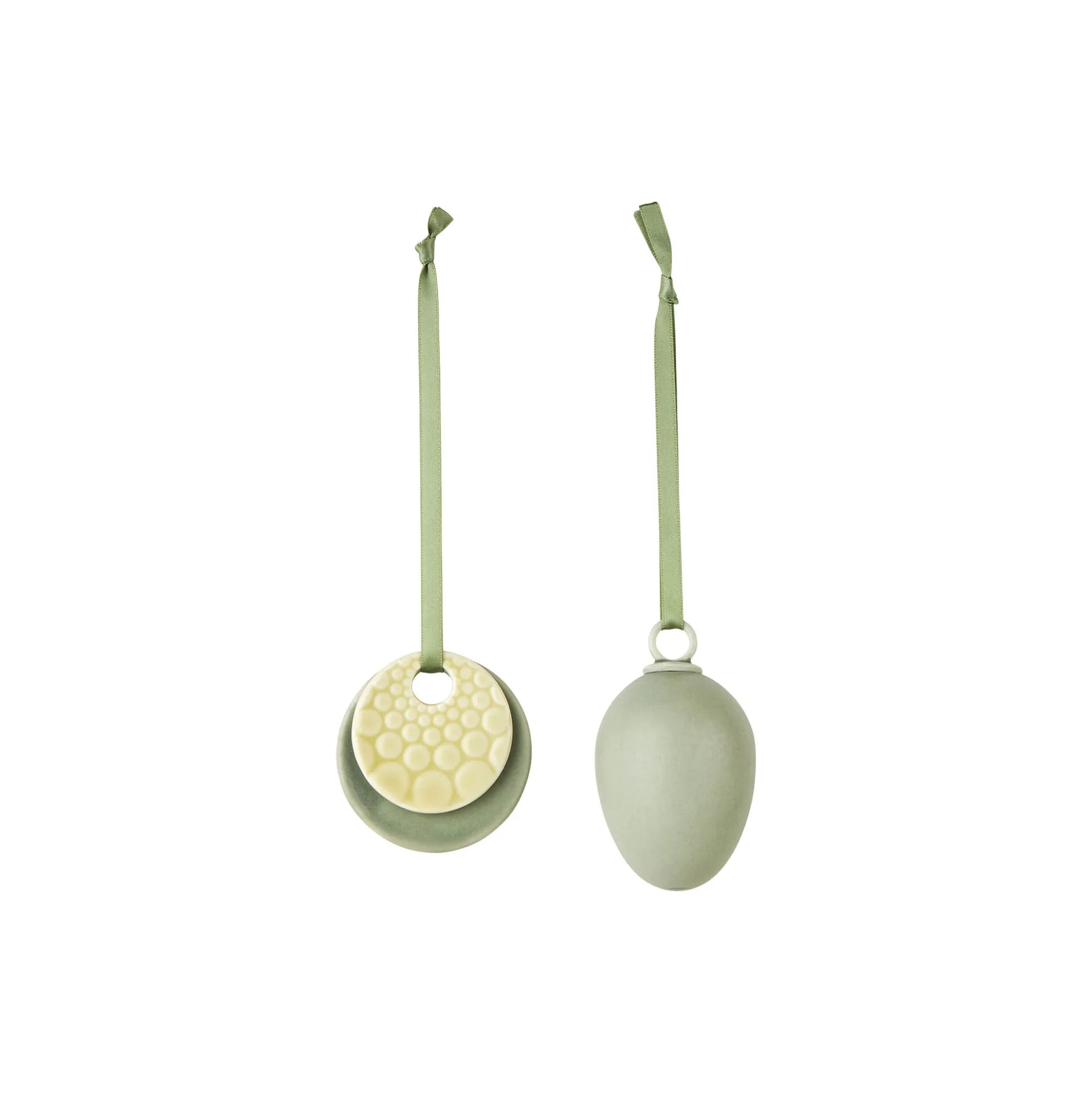 Sweet Stories Ornaments 2 stk, sage